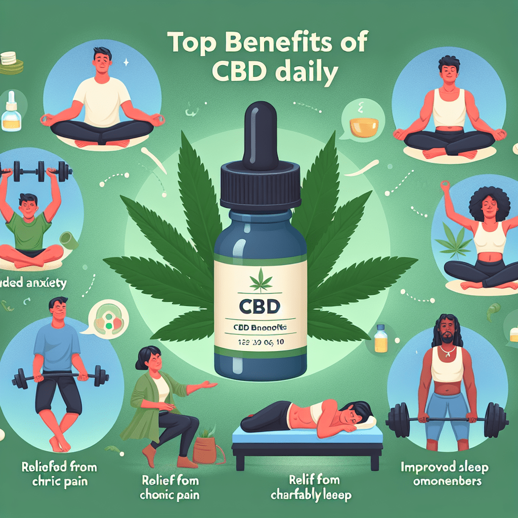 The Top Benefits of Using CBD Daily
