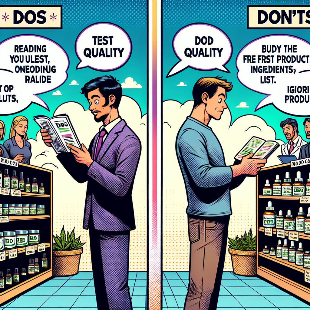 CBD Buying Guide: Dos and Don’ts