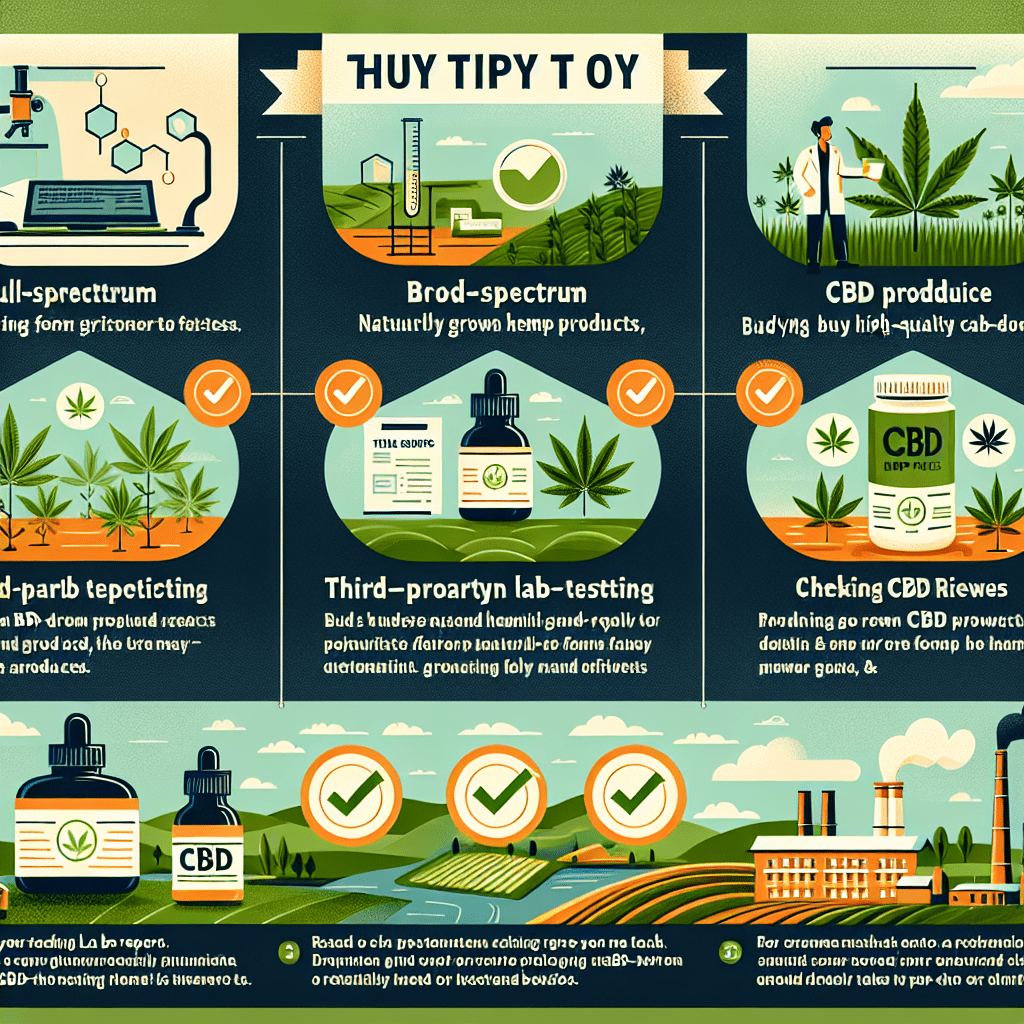 Top Tips for Buying High-Quality CBD Products